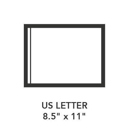 US Letter Landscape